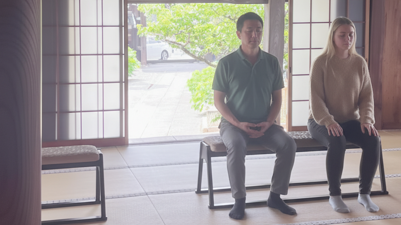 Meditation scene
